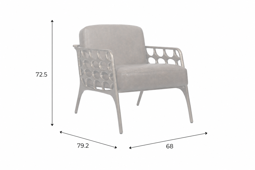 Virello Leather Accent Chair
