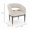 The Elara Oak & Gold