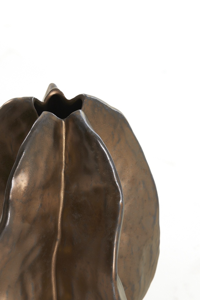 Vase Deco  Idrija  Ceramics Matt Copper