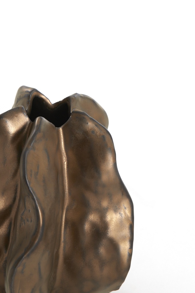 Vase Deco  Idrija  Ceramics Matt Copper