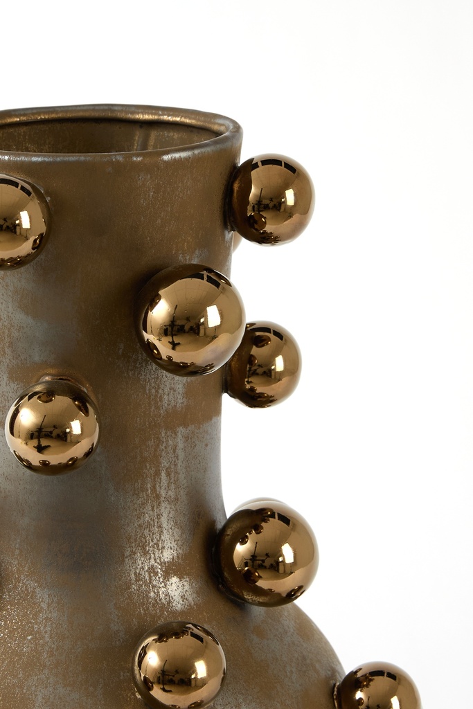 Vase Deco  Cazaci Ceramics Antique Bronze
