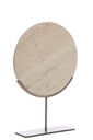 Ornament On Base  Moreno Trav Sand+Brown Bronze