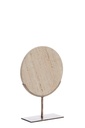 Ornament On Base  Moreno Trav Sand+Brwn Bronz