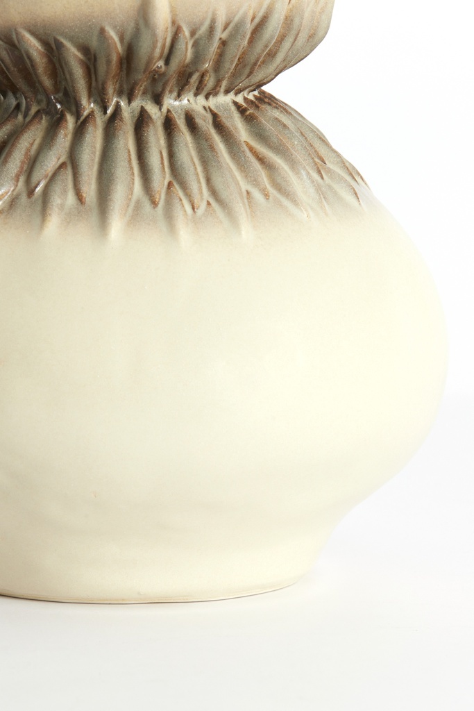 Vase Deco  Avera Ceramics Cream-Brown