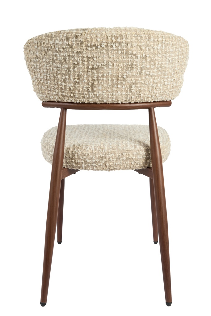 Dining Chair Barry Beige-Cream+Brown