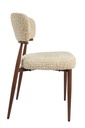 Dining Chair Barry Beige-Cream+Brown