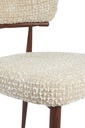 Dining Chair Barry Beige-Cream+Brown