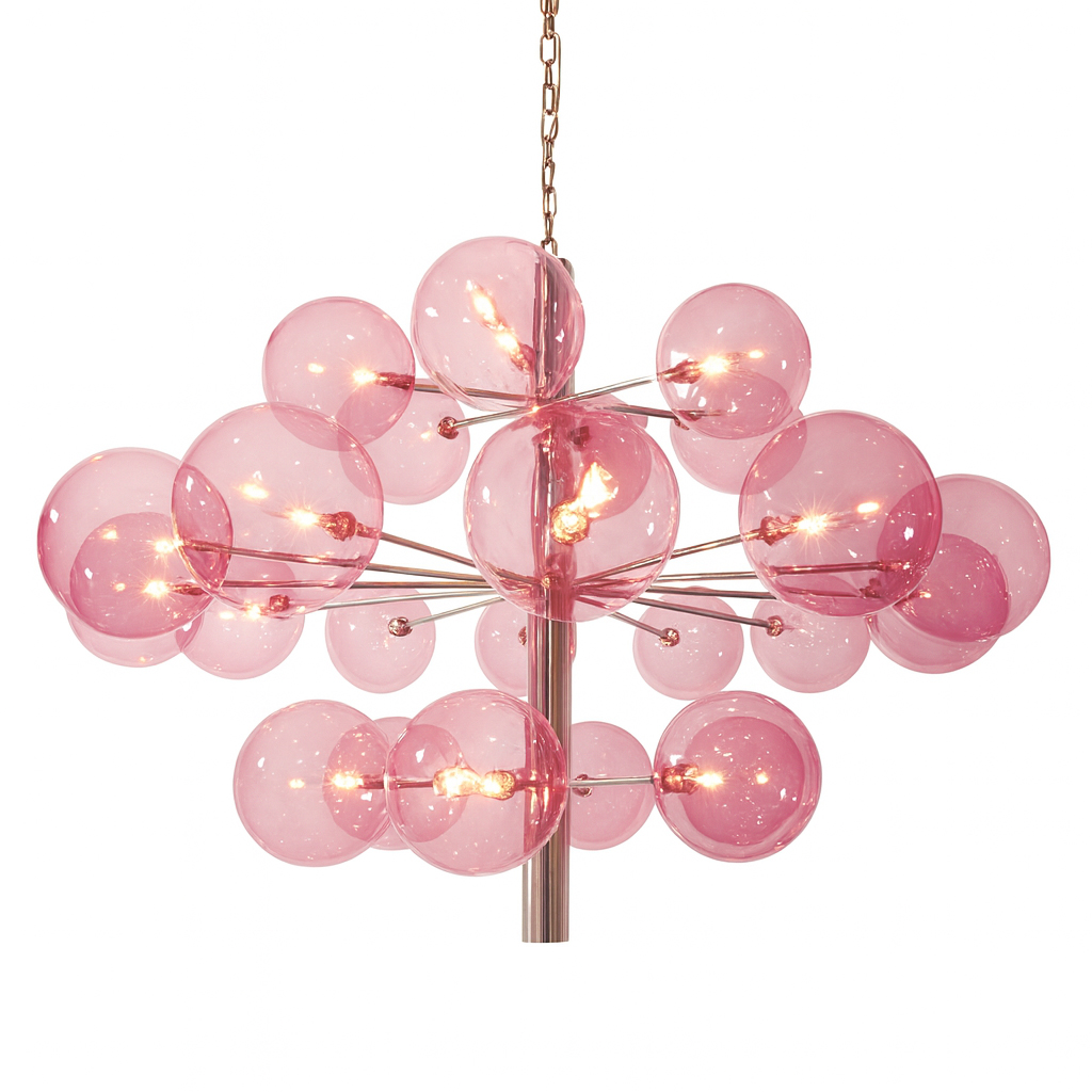 Rose Glow Chandelier