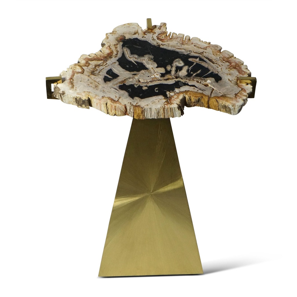 Triangle Starburst Table
(Starburst Brass & Petrified Wood)