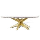 Pasha Table
(Champagne Ice-Cracked Resin, Brass)