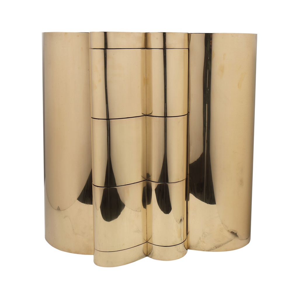 Susu Brass Table 
(4 Drawers)