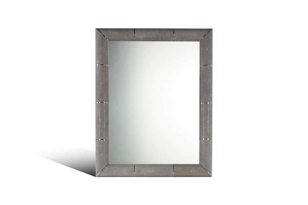 Shagreen Bullnose Mirror