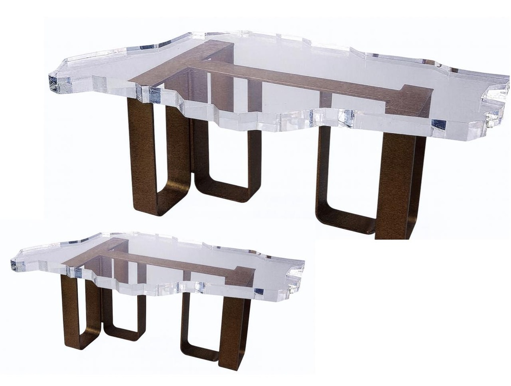 S/2 Saudi Map Coffee Table