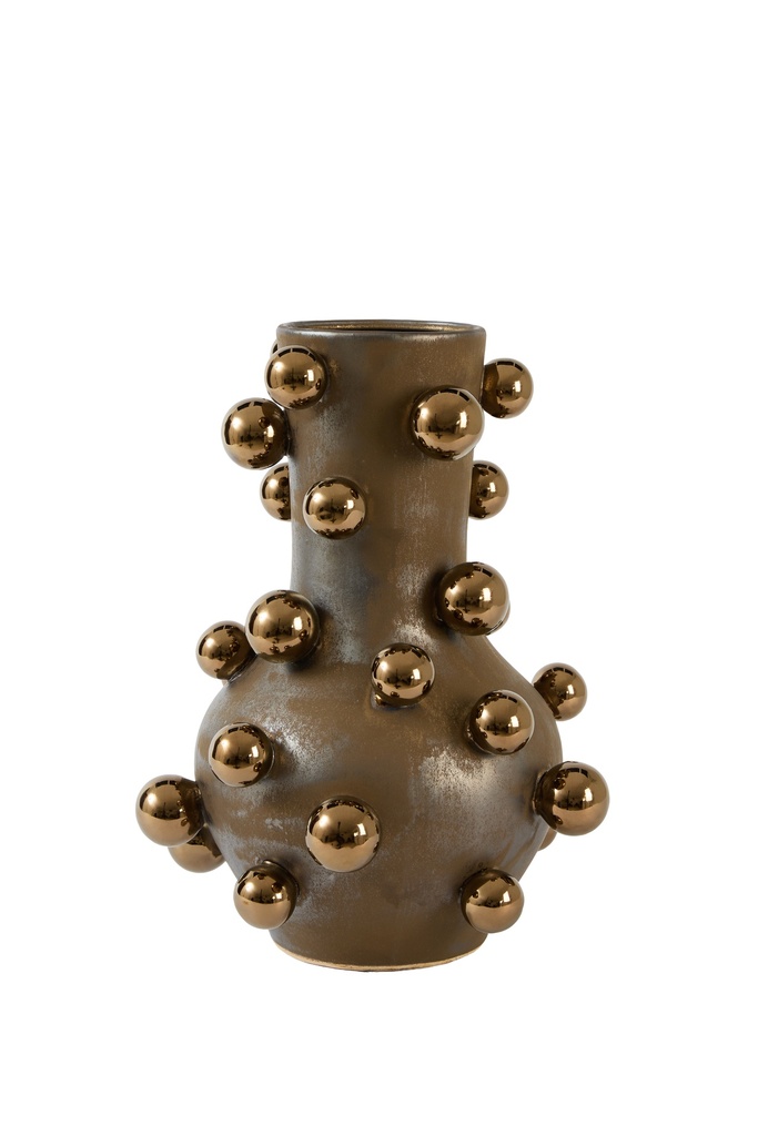 Vase Deco  Cazaci Ceramics Antique Bronze