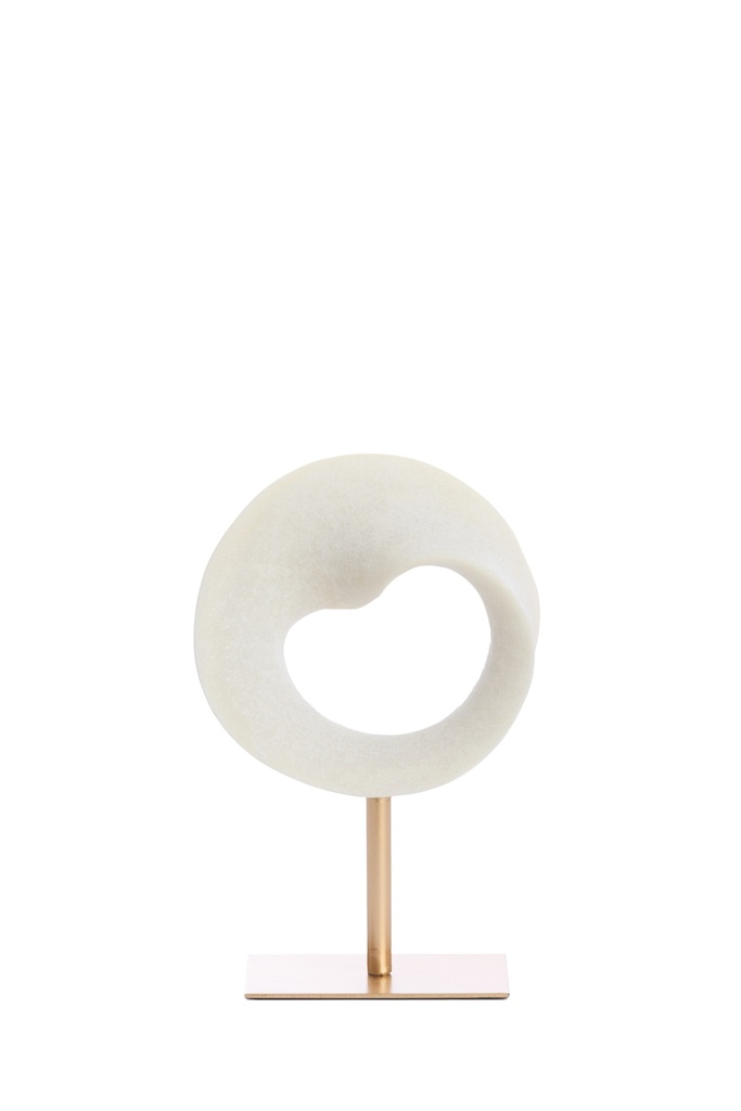 Ornament On Base Tuzla Cream+Antique Bronze