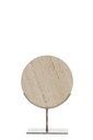 Ornament On Base  Moreno Trav Sand+Brwn Bronz