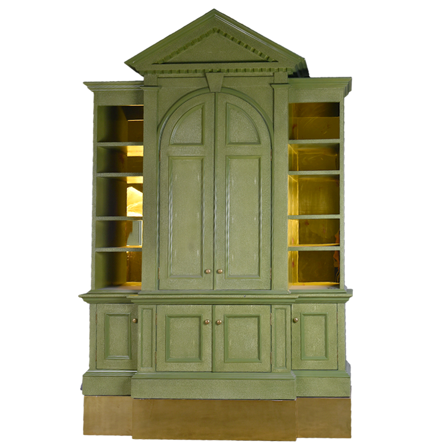 Monumental Shagreen Cabinet