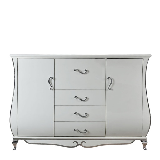 [201003051] Lifting Cabinet (Ivory/Gold,20 CM, Metal/Plastic)