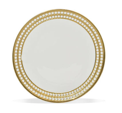 [102001588] Perlee Gold Dinner Plate (White/Gold,DIA 30CM, Porcelain)