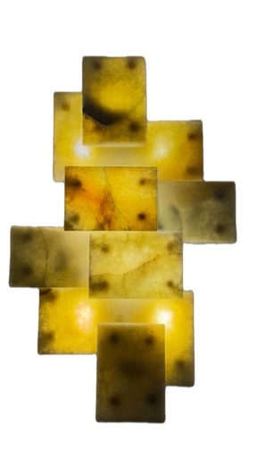[207003182] Wall Sconce In Alabaster