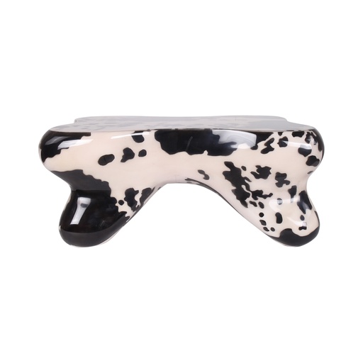 [2028] Dalmation Coffee Table
(Dalmation) (Brown/Gold,137x89x58, Wood/Metal)