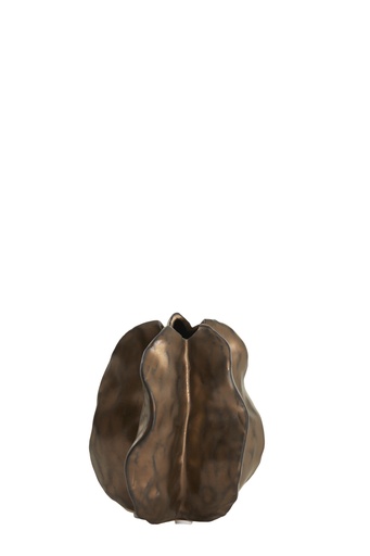 [1070022834] Vase Deco  Idrija  Ceramics Matt Copper (25x10x35 cm, )