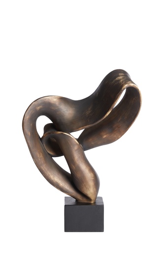 [107004432] Ornament  Kajan Antique Bronze (Antique/Bronze,Dia33x45 cm, Ceramic)