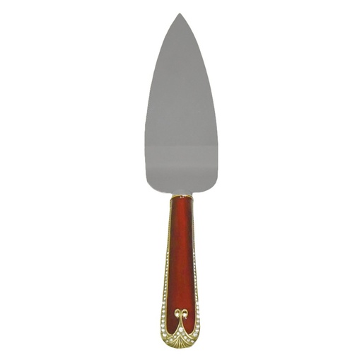 [103002001] Classico Pie Server Red (Grey/Horn,26cm, Plastic/Metal)