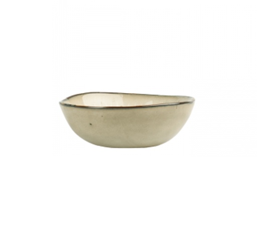 [10200110108] Enzo Mini Bowl Sand (White/Platinum,19x19x15H CM, Porcelain)