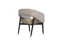 Dining Chair
Oak Base With Fabric Upholstery With Ss 304 Accent 
