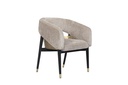 Dining Chair
Oak Base With Fabric Upholstery With Ss 304 Accent 