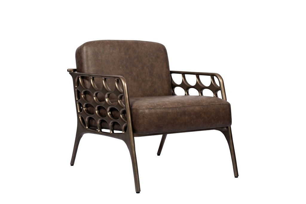 Chair
Leather Upholstery Antique Finish With Ss 304 