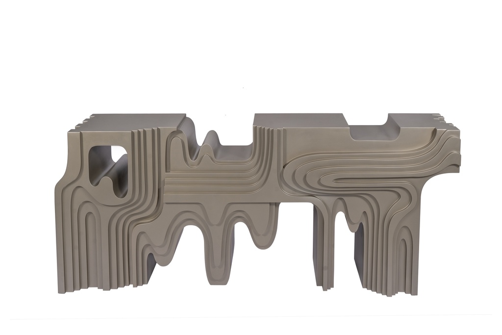 Console
Hdf Cnc With Liquid Metal Finish 