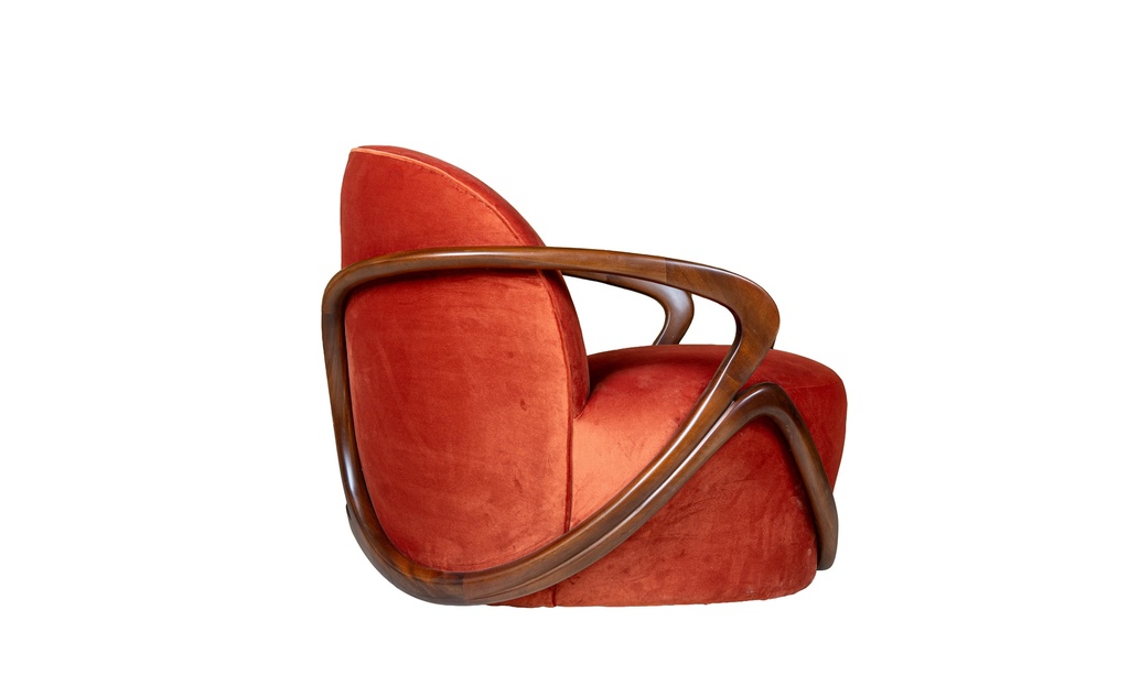 Armchair With Fabric Palazzo  Design: Murano Col. 15