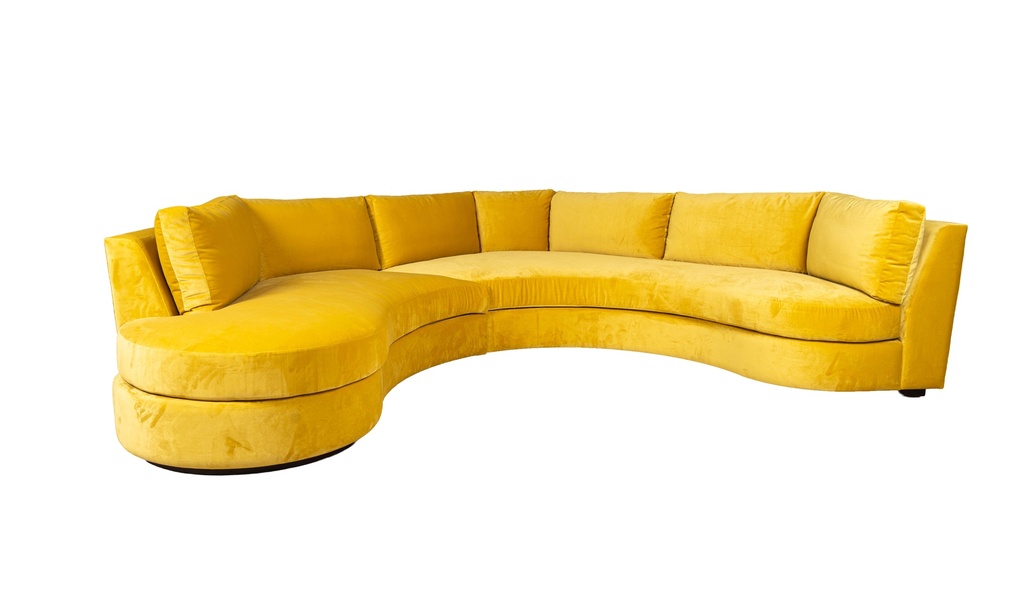 Curved Sofa With Fabric Palazzo  Design:  Murano  Colour: 20