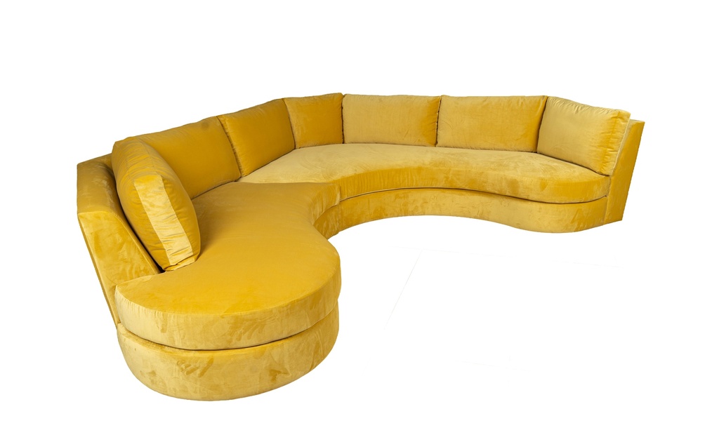Curved Sofa With Fabric Palazzo  Design:  Murano  Colour: 20