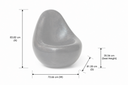 Parchment Egg Chair
(Charcoal Parchment)