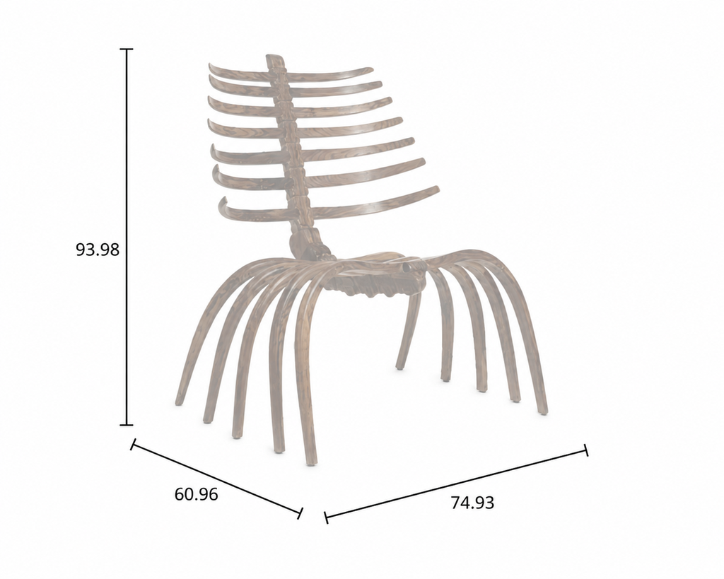 Teak Skeleton Chair