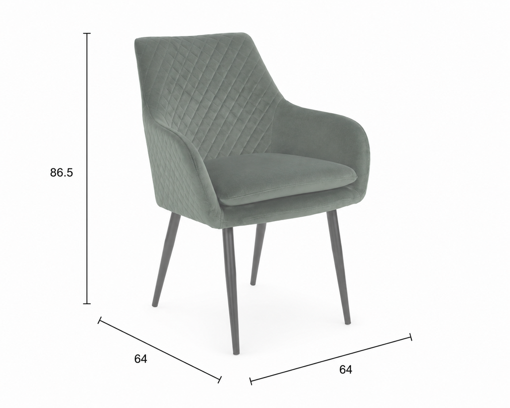 Chair Chrissy Green Velvet