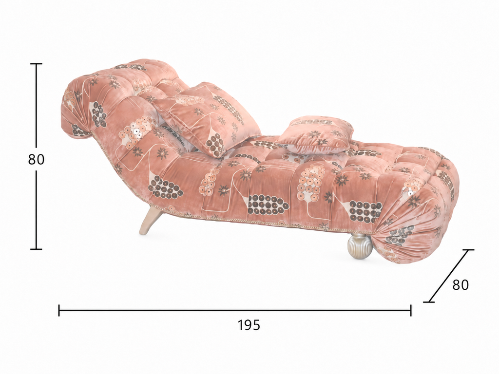 Caterpilar Tufted Chaise Longue