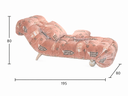 Caterpilar Tufted Chaise Longue
