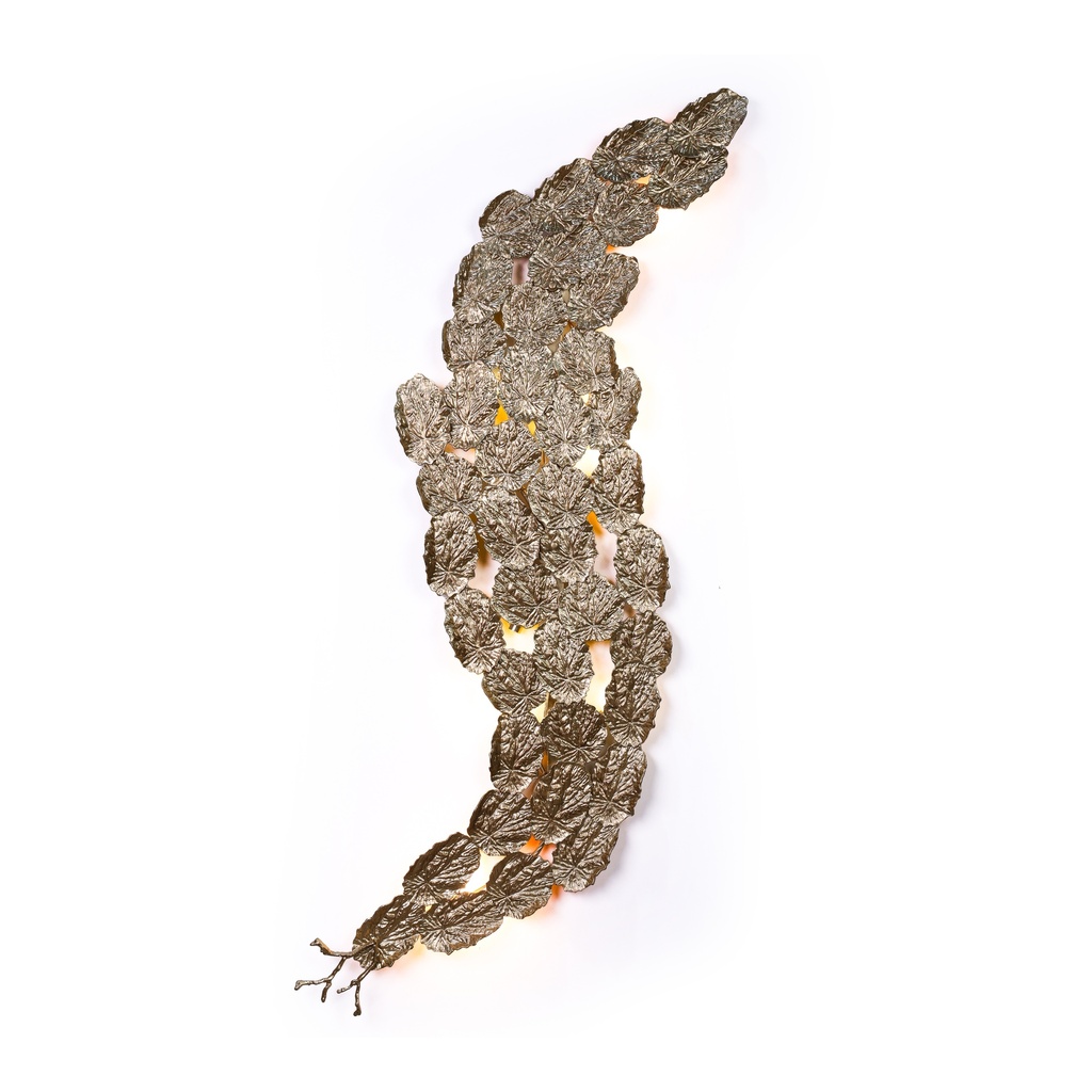 Elysian Leaf Bronze Sconce