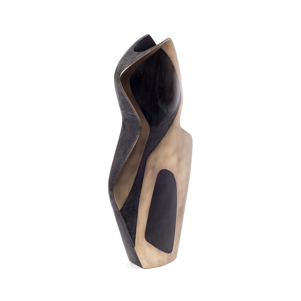 Vase M Cosmo Pattern Dark