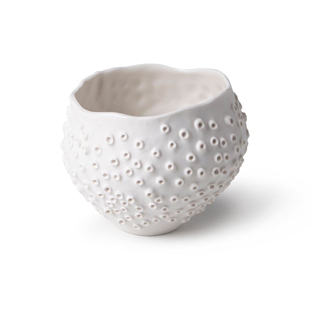 Toca-Me, Porifera Porcelain Cup, White
