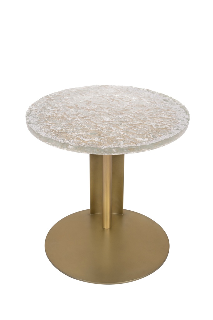 Side Table
Blown Glass Top With Ss 304 Electroplated Base