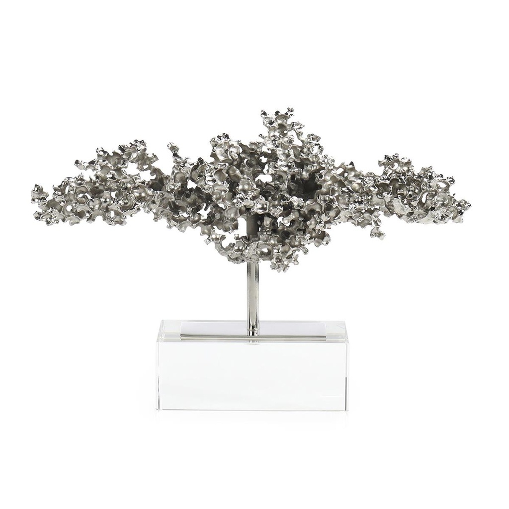 Organic Opulence Sculpture On Crystal Base, Horizontal
