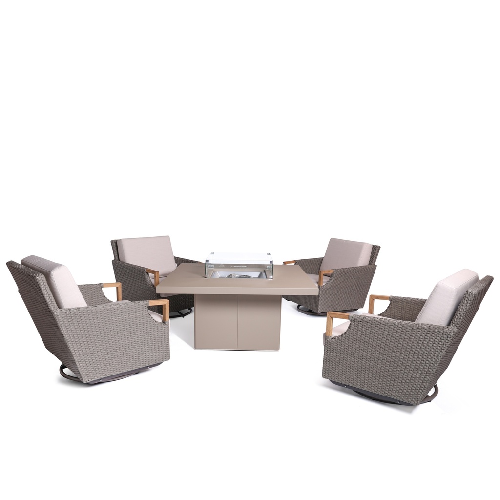 Largo Swivel Glider Club Set