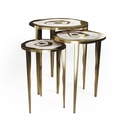 Set of 3 Melting Lily Nesting Side Tables