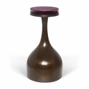 Magnifying Decanter Table
(Bronze & Dark Amethyst)