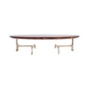 Uovo Coffee Table 
(Brass & Ice-Cracked Resin)